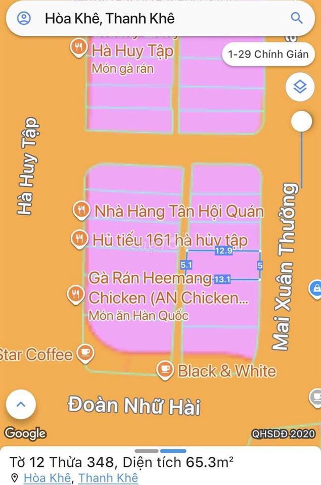 CHÍNH CHỦ CẦN BÁN MẶT TIỀN MAI XUÂN THƯỞNG