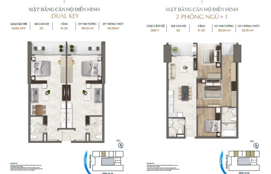 Bán căn dual key tòa lancaster lumianrie đường láng 98m2 giá rẻ