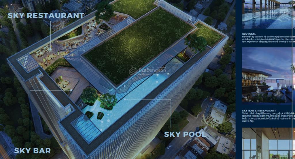 Chính chủ tôi bán căn 3 ngủ 98m2 tại dự án lancaster đường láng sổ đỏ lâu dài