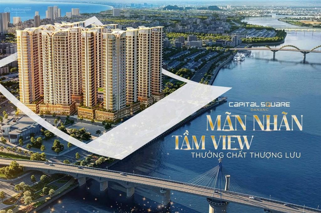 Căn hộ capital square, mở bán tòa view sông hàn, giá trực tiếp cđt, ls 0% 24t, chỉ 3,65 tỷ