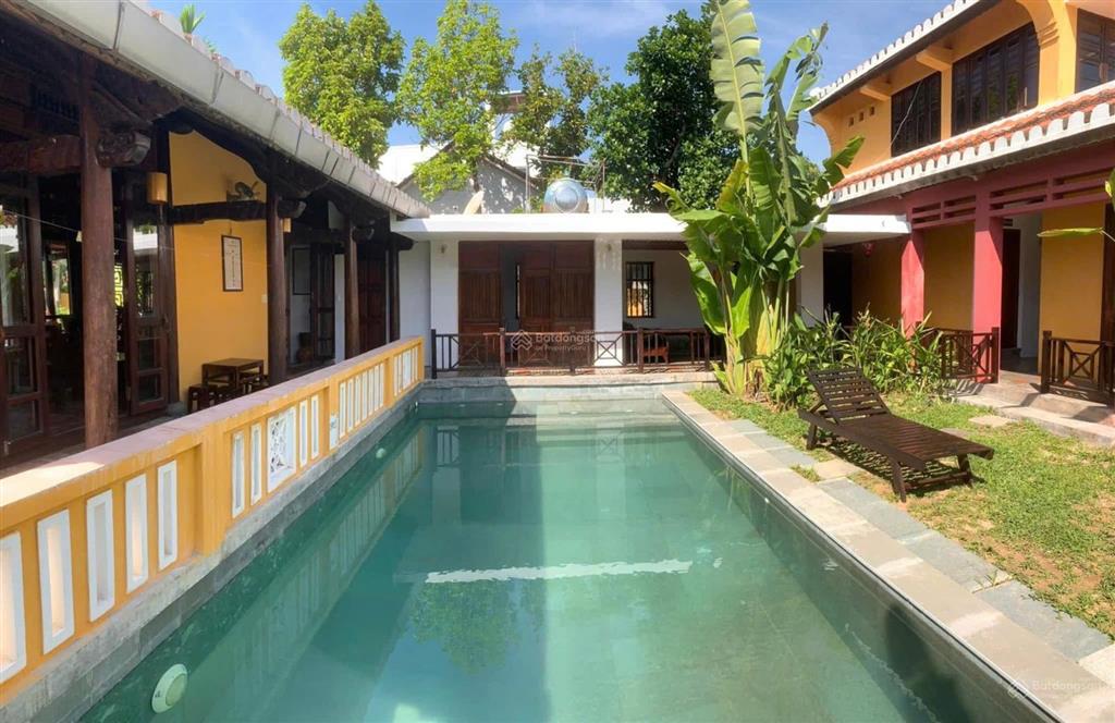 Villa view sông 654m2 odt trung tâm cẩm thanh, phong cách thuần việt