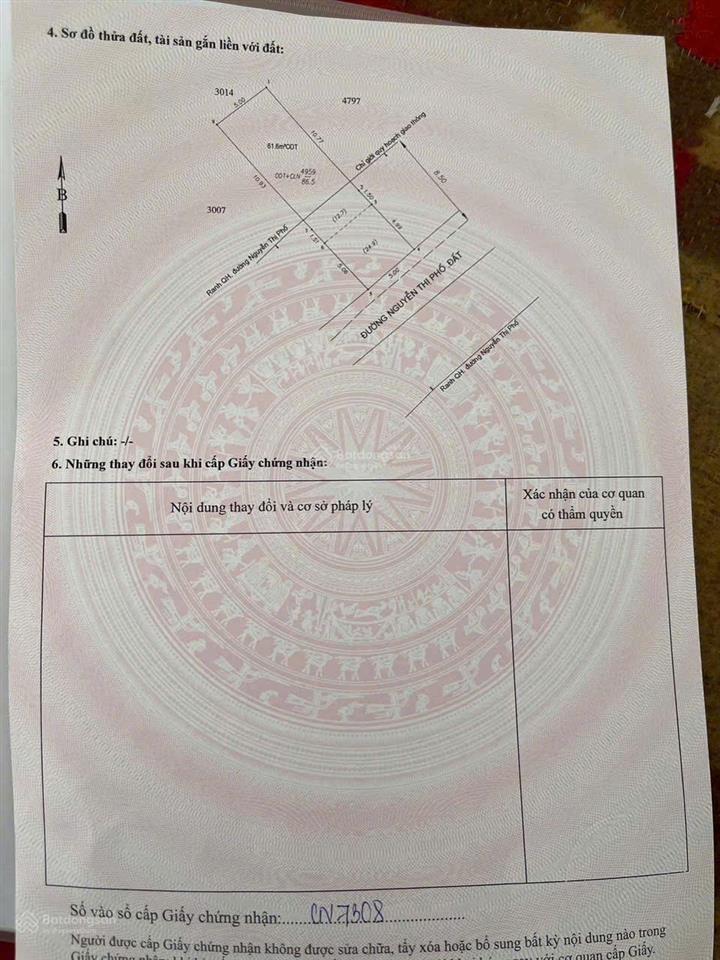 Mình chính chủ bán căn nhà mặt tiền nguyễn thị phố, p. dĩ an, bình dương (nay là p dĩ an, tp hcm)
