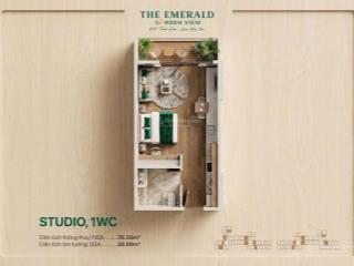 Căn hộ studio emerald garden view chỉ từ 1,5 tỷ/căn