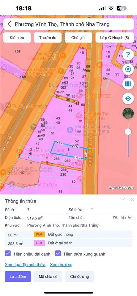 Bán nhà mặt tiền đường lạc thiện  tp nha trạng