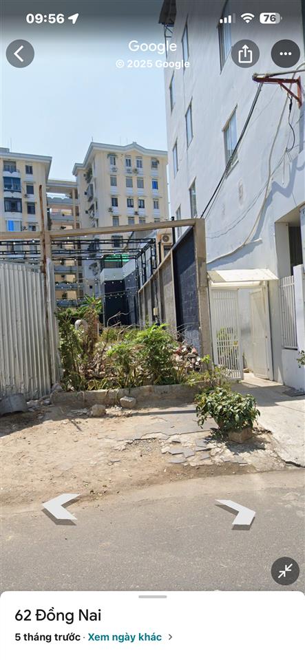 Bán đất mặt tiền đường đồng nai, phường nam nha trang, khánh hoà