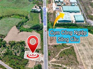 Bán 745m2 đất thổ cư ngang 30m mặt tiền ql27c đối diện cụm công nghiệp sông cầu ngã tư hl62