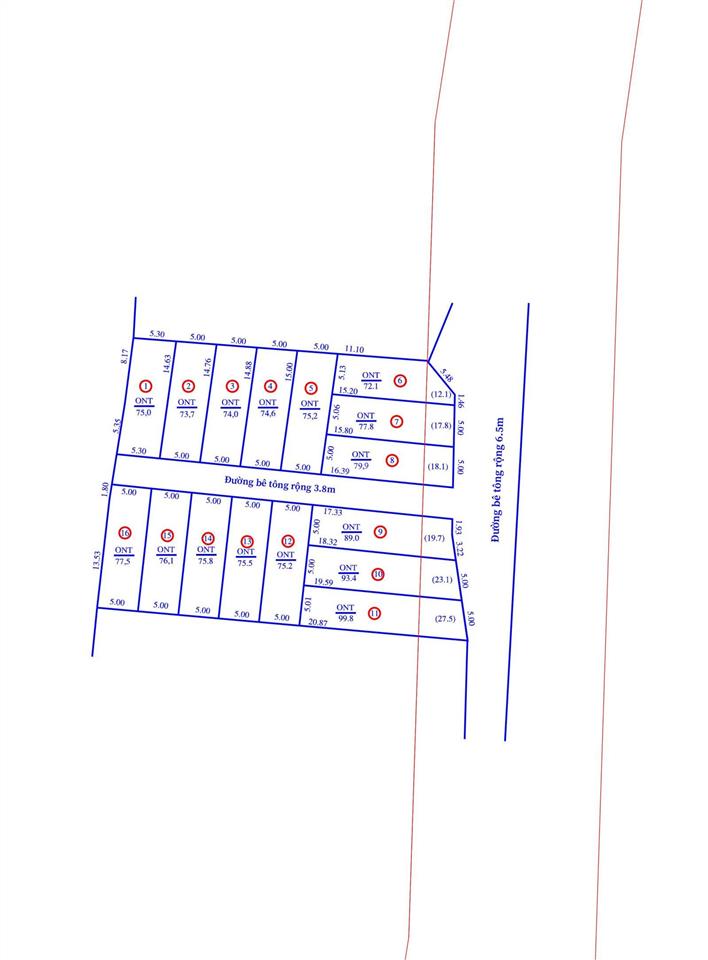 Bán đất thổ cư 75m2 trung tâm xã diên phước cách đường thành hồ 100m