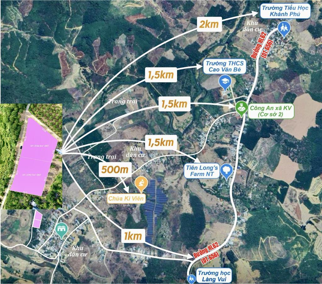 Bán lô góc đất thổ cư vườn bưởi khu dân cư gần đường hl62 đi liên vùng