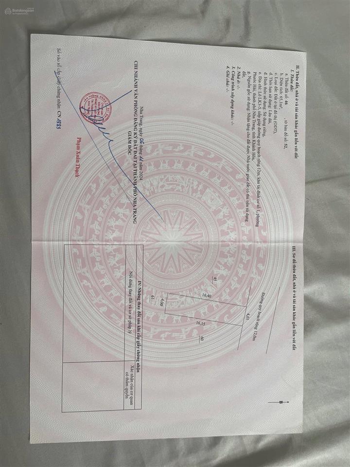 Lô đất tái định cư kđt lê hồng phong 2 (hà quang 2). có sổ đỏ, xây dựng tự do