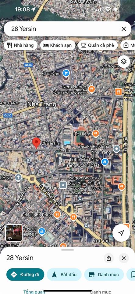 Bán nhà mặt tiền yersin ngang 5m, trung tâm tp nha trang, cách biển chỉ 600m