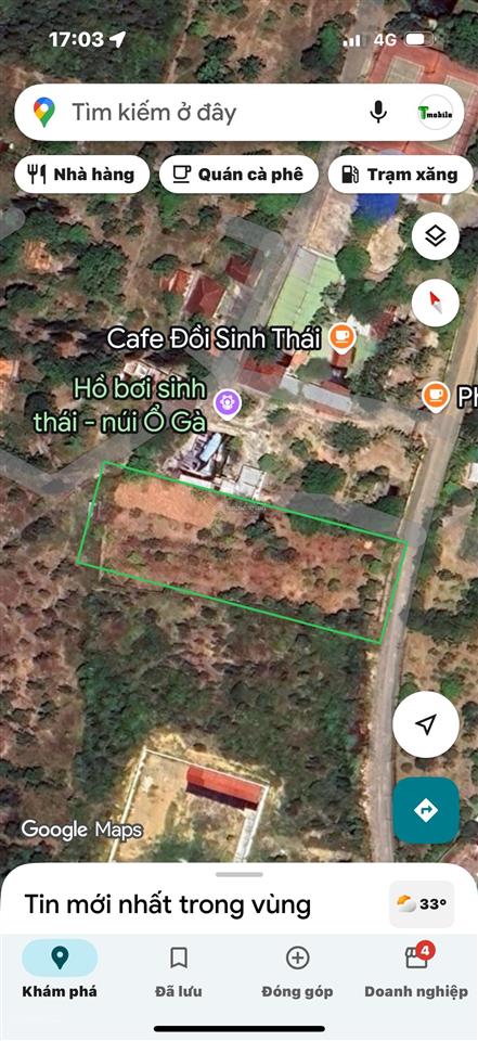Bán đất 3.208m2 gần khu cafe sinh thái đường 16/7, phường ninh hoà, khánh hoà