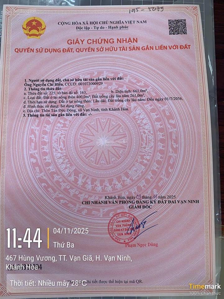 Cần sang nhượng lô đất 2 mt view biển tại khánh hòa, trung tâm vạn ninh, khu kinh tế vân phong
