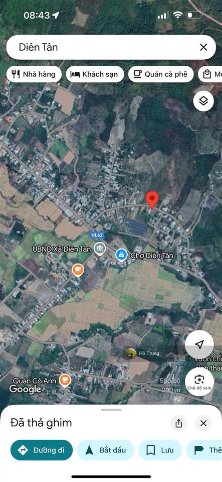 Bán mảnh vườn ngay ubnd xã diên tân, có thổ cư giá tốt