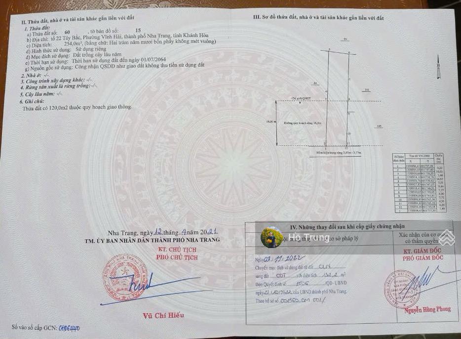 Bán lô đất đẹp mặt hẻm 3 thái phiên  qh ra đường lương ngọc quyến  giá 26,7 tr/m2