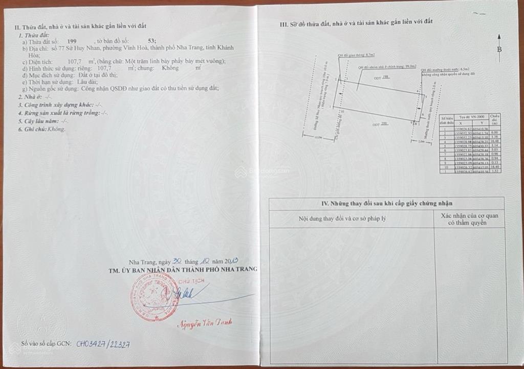 Mặt đường sử hy nhan  cách bãi tắm biển 100m, giá 8 tỷ