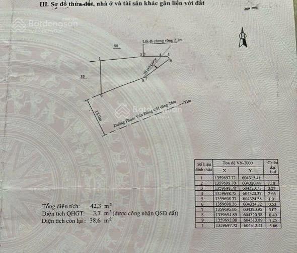Cần bán nhà mặt đường phạm văn đồng cách bãi tắm chỉ 50m  9,2 tỷ