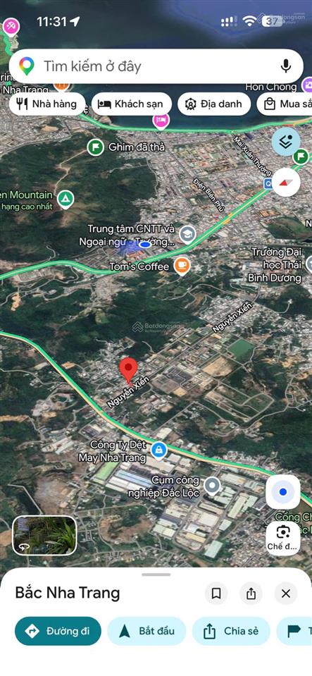 Lô góc hẻm ô tô nguyễn xiển  bắc nha trang giá đầu tư