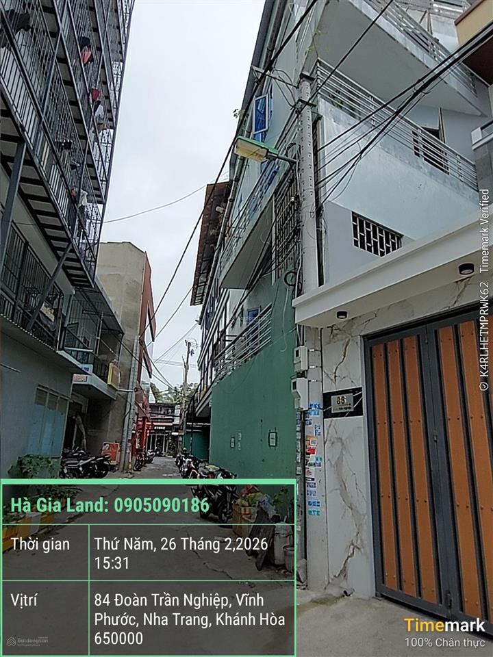 Ngang 11m, dt 177m2, góc 2 mặt tiền đường 5m hẻm đoàn trần nghiệp, vĩnh phước, nha trang giá 62 tr
