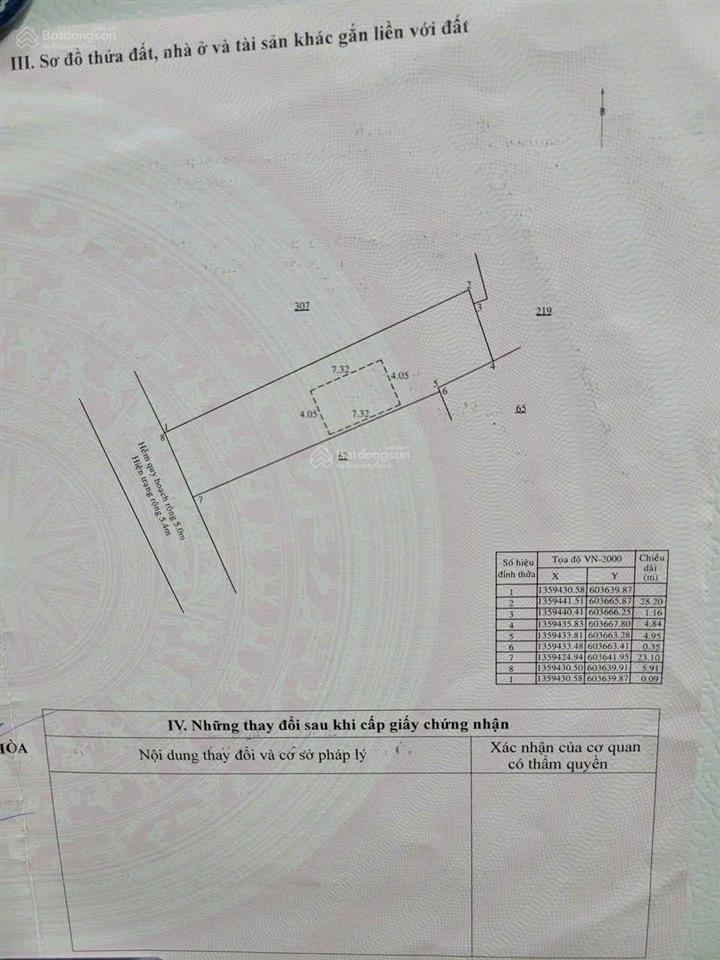 Hạ giá bán gấp đất gần biển đường oto giá chỉ 56 tr/m2, dt 174m2 ngang 5m9 hẻm dương hiến quyền, nt