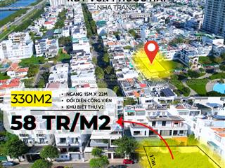 Lô đất biệt thự vcn phước hải giá tốt nhất thị trường 58 triệu/m2 cho đất đẹp đối diện công viên v2