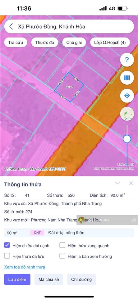 Bán đất phước đồng cách đường bình hoà chỉ 20m