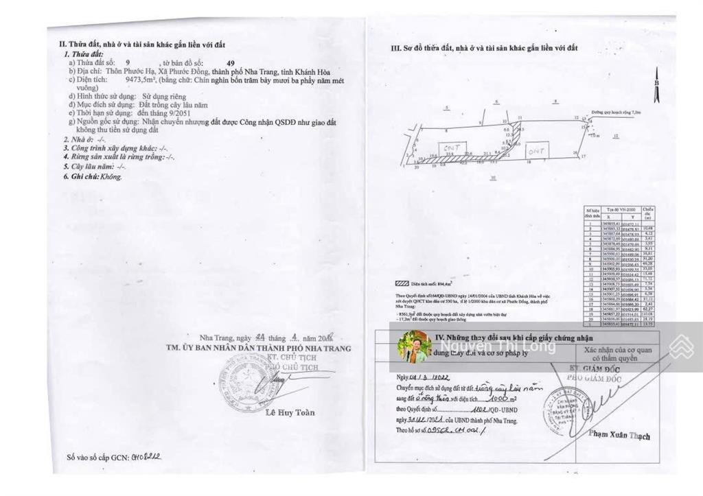 Bán đất phước đồng đối diện diamond bay có 1000m thổ cư