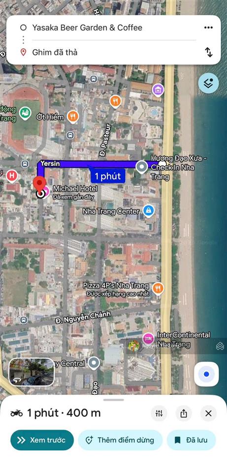 Đất mặt tiền trần văn ơn ngang 10m, cách biển nha trang 400m