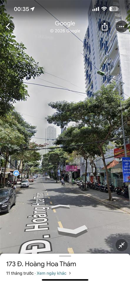 Bán đất mặt tiền hoàng hoa thám 112m2 ngang 8 gần biển giá 40 tỷ