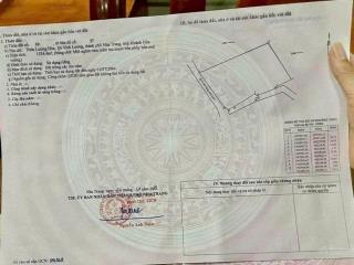 Bán đất thôn lương hoà  xã vĩnh lương  tp. nha trang. dt 1524m2 giá 4,5 tỷ