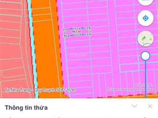 Bán lô đất mặt tiền đường hòn thơm  thôn xuân ngọc  xã vĩnh ngọc  tp. nha trang