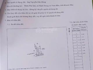 Bán gấp đất nền sát trung tâm thị xã ninh hòa