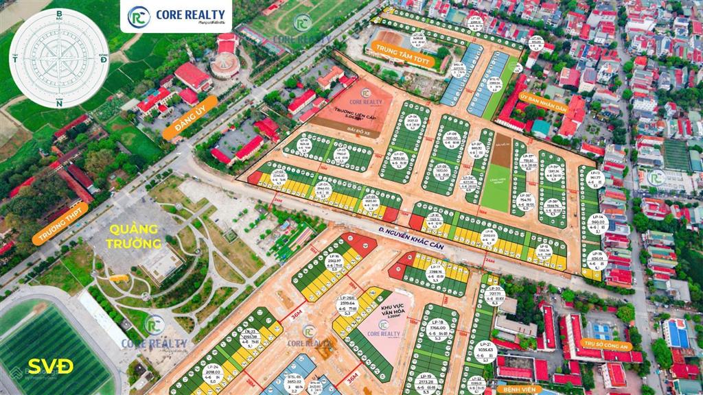 Kdt yên lạc dragon city giai đọan 1 ra mắt, giá dự kiến 5 tỷ/nền 108m2, 0918 136 ***