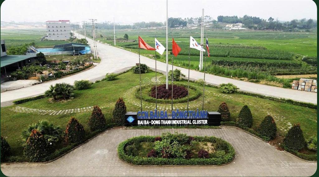 Bán đất sẵn hạ tầng ccn bãi ba  đông thành, gần nút giao cao tốc ic9