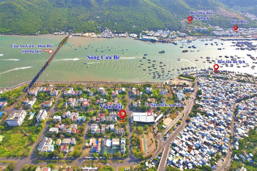 Lô góc 197,5 m2 biệt thự an viên nha trang đường 21m và đường 13m  giá 115 tr