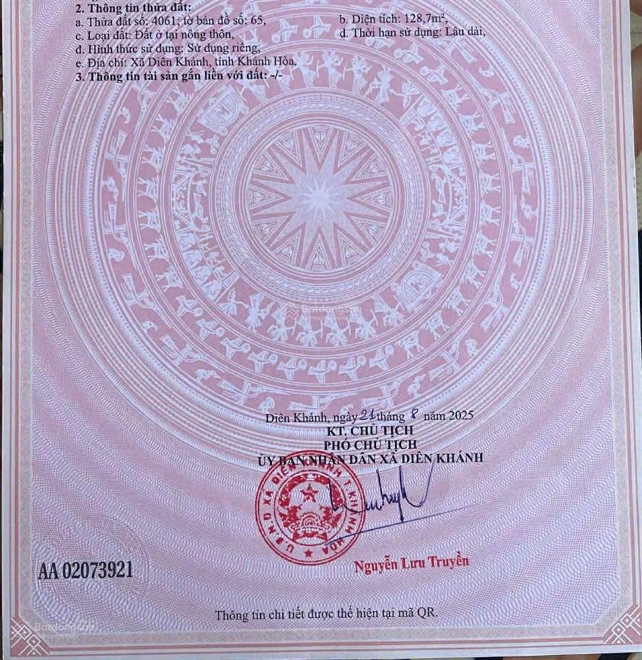 Chủ kẹt bán bấp lô đất tại kđt phú ân nam 2