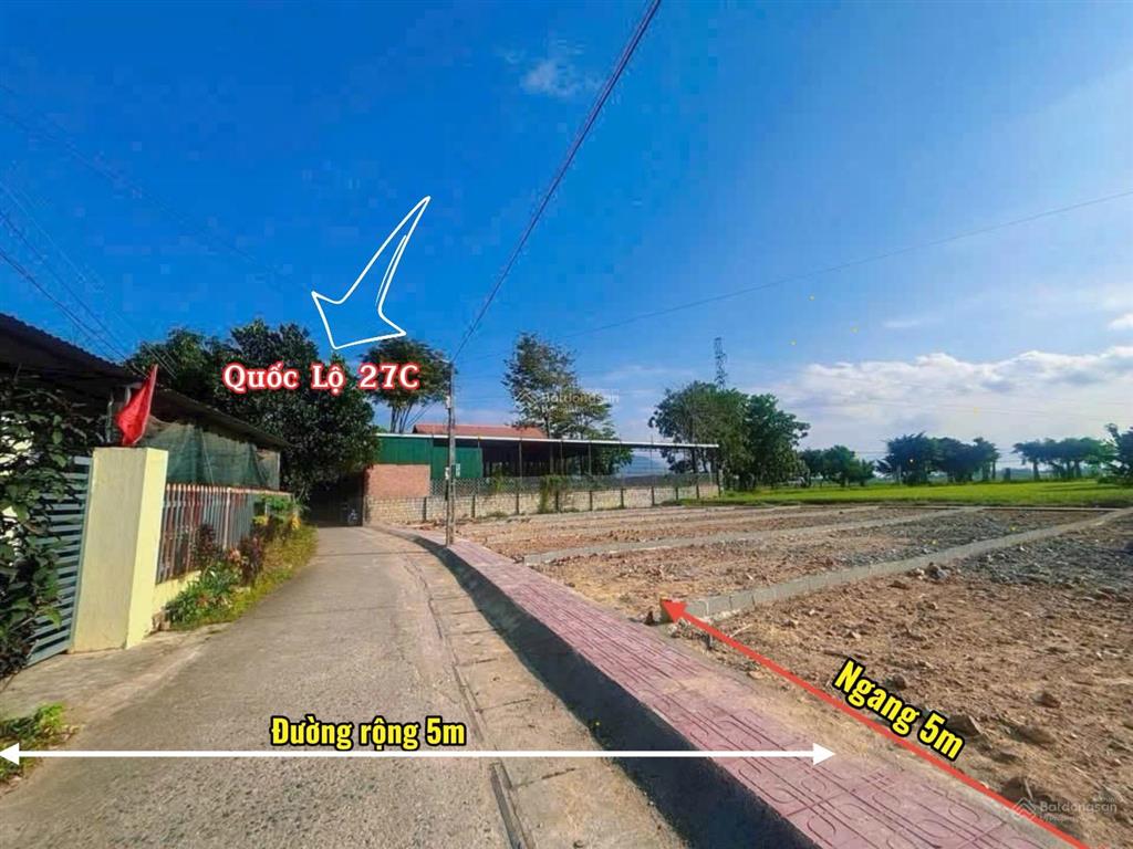Bán lô đất diên lạc. cách đường ql27c vào chỉ 50m. giá chỉ 990 triệu
