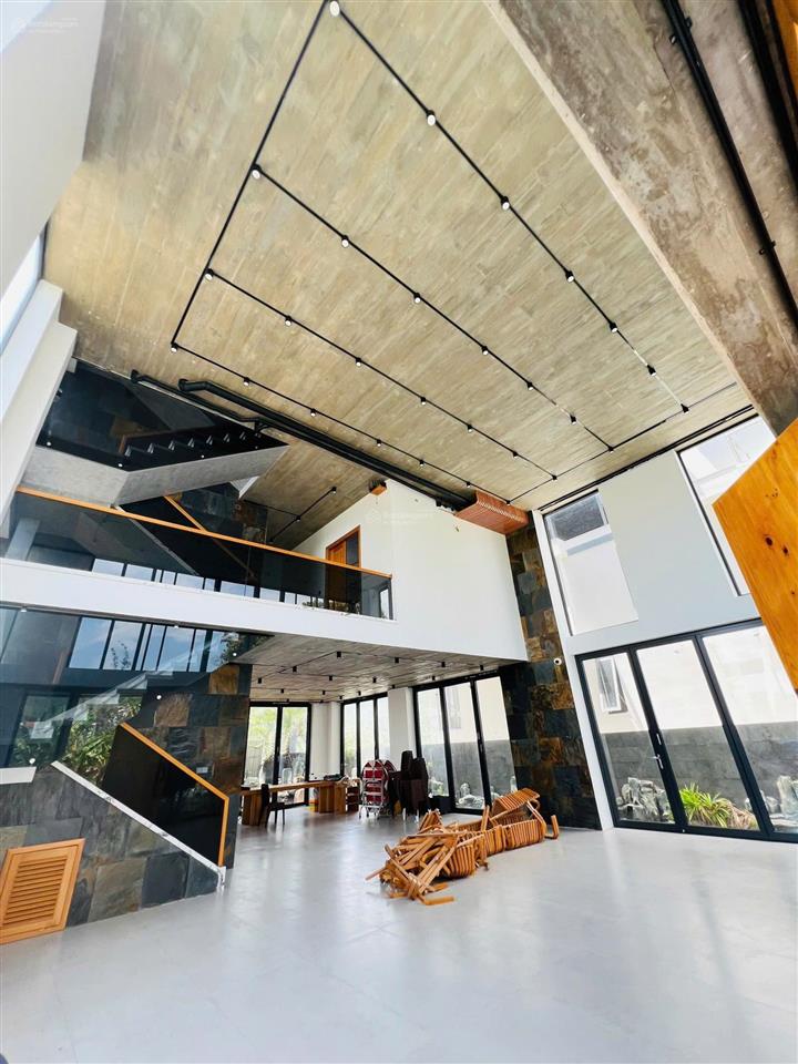 Bán biệt thự mới xây, trực diện biển khu đô thị an viên, 350m2, 4 tầng, 80 tỷ, có sổ đỏ