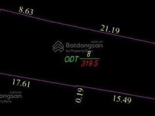 Bán lô đất mặt tiền đường lạc thiện vĩnh thọ nha trang