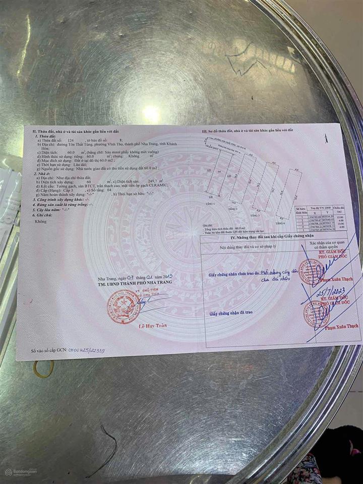 Bán nhà 4 tầng mặt tiền kinh doanh tôn thất tùng nha trang