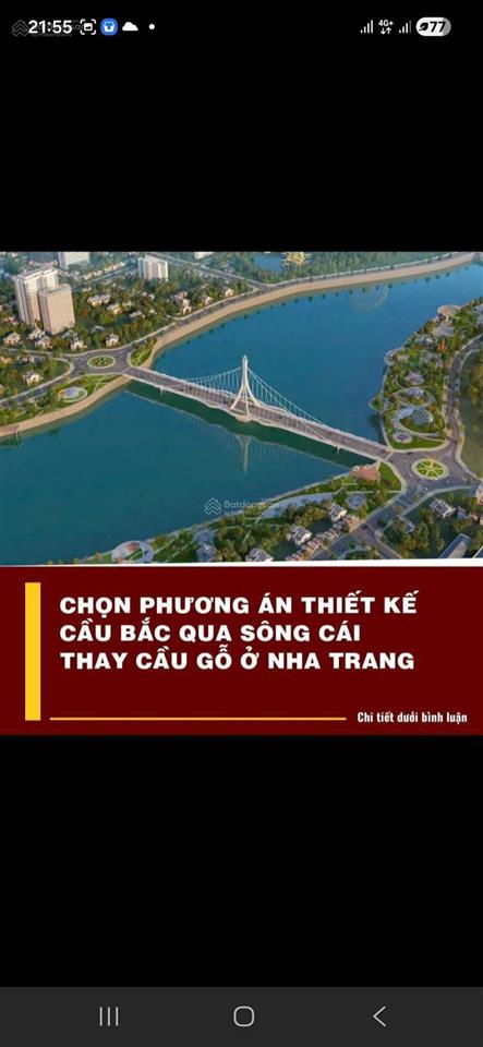 Bán đất mặt tiền đường hùng lộc hầu hòn nghê nha trang