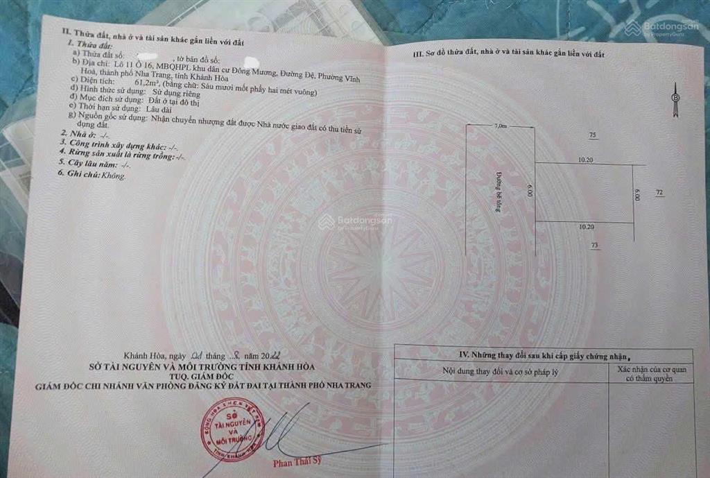 Bán nhà đường bê tông 7m vũ hữu hòn xện nha trang
