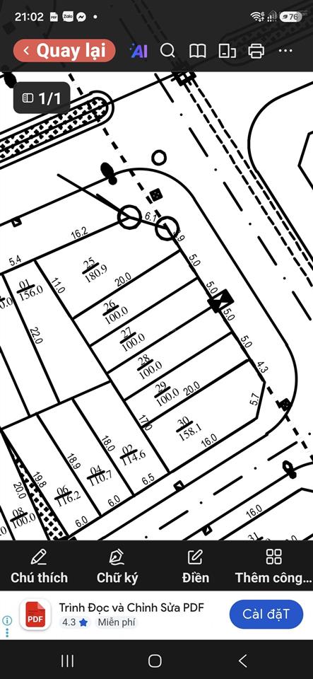 Cần bán lô đất đường thích quảng đức vcn phước long nha trang