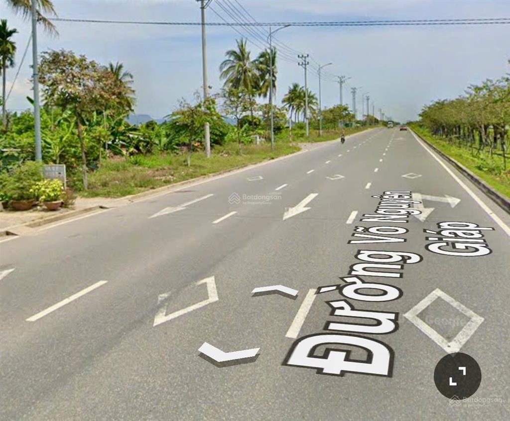 Bán đất 627,5m2 (ngang 18m)  giá 23,2 tỷ. mặt tiền võ nguyên giáp, vĩnh trung, tây nha trang.