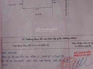 Cần bán 5,6 tỷ lô đất cực đẹp đường nguyễn dữ, bắc nha trang. dt 61,5m2 (ngang 4,6m) gần biển.