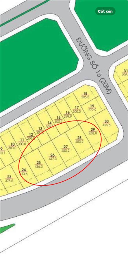 Bán đất biệt thự mặt biển 450,2m2 giá 119tr/m2. đường nguyễn cơ thạch, vĩnh hoà, bắc nha trang