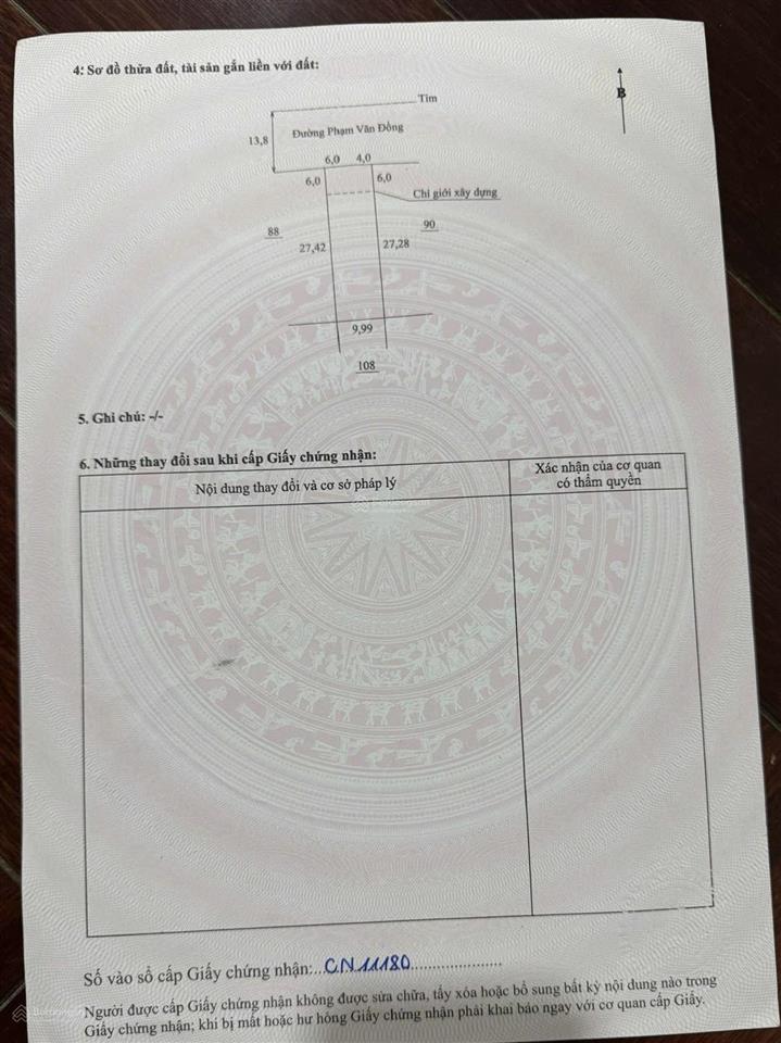 Bán đất 334m2  giá 72tr/m. đường phạm văn đồng, vĩnh hoà, bắc nha trang. vị trí đẹp thuận kdbb.