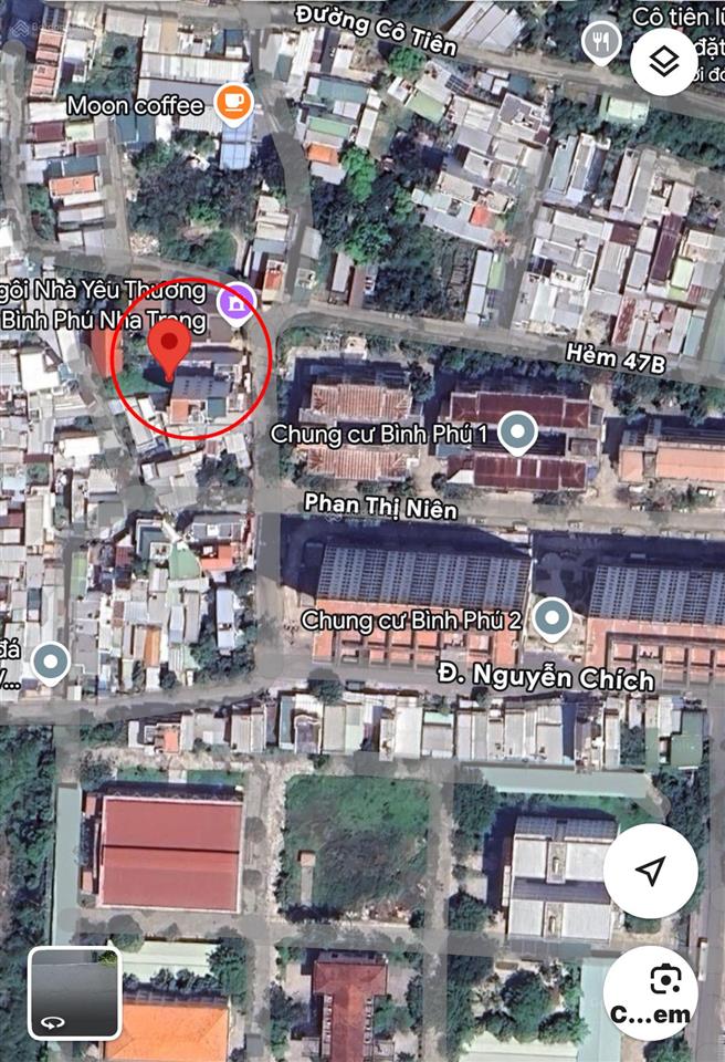 Bán đất giá rẻ, dt 100m2  giá 36,5 tr/m2. hẻm nguyễn chích, vĩnh hoà, bắc nha trang. cạnh chung cư