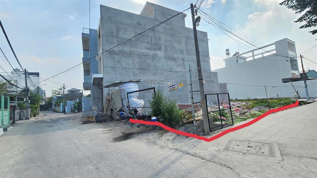 Bán đất góc 2 mt hẻm trịnh thị miếng, đông thạnh, hóc môn, tp. hồ chí minh. dt 95,3m2  giá 4,99 tỷ