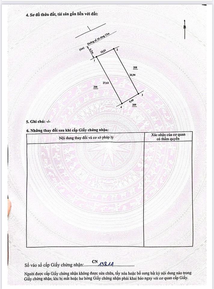 Bán cặp 2 lô đất biệt thự, đường huỳnh văn nghệ, bắc vĩnh hải, nha trang. dt 551,5m2  giá 50tr/m2