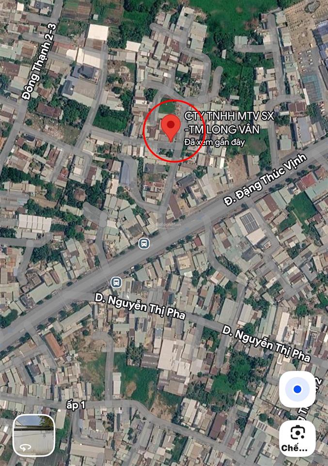 Bán đất đặng thúc vịnh, hóc môn, tp hồ chí minh. dt 95m2 (5x19m)  giá bán 2,85 tỷ